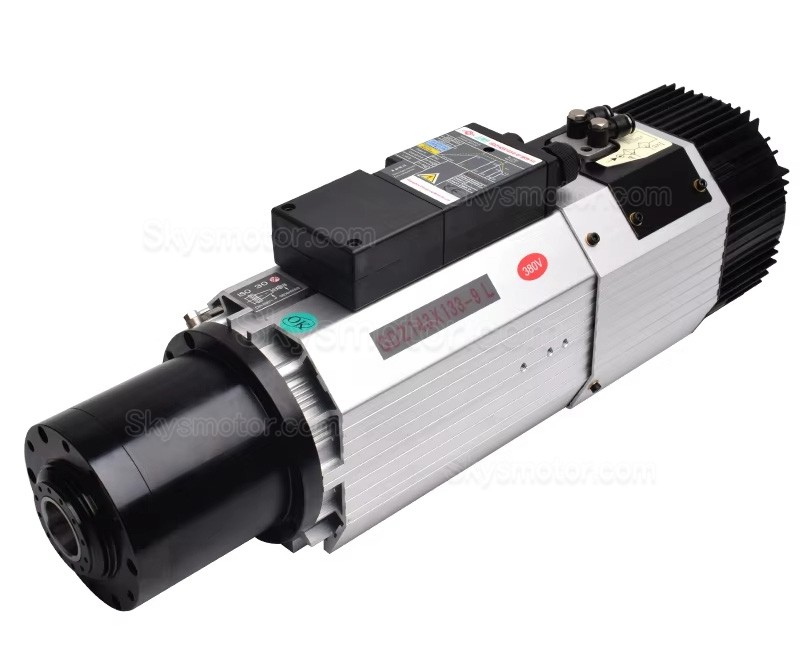 9KW 220V/380V 空冷ATC（自動工具交換）スピンドルモーター GDZ143x133-9L 400-800Hz 24,000 RPM BT30/ISO30